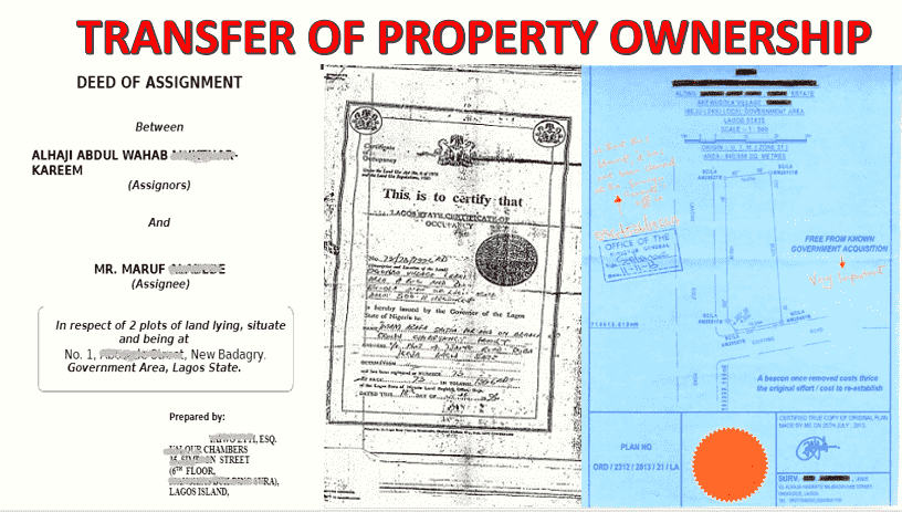 property ownership transfer